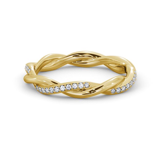 Yellow gold wedding rings